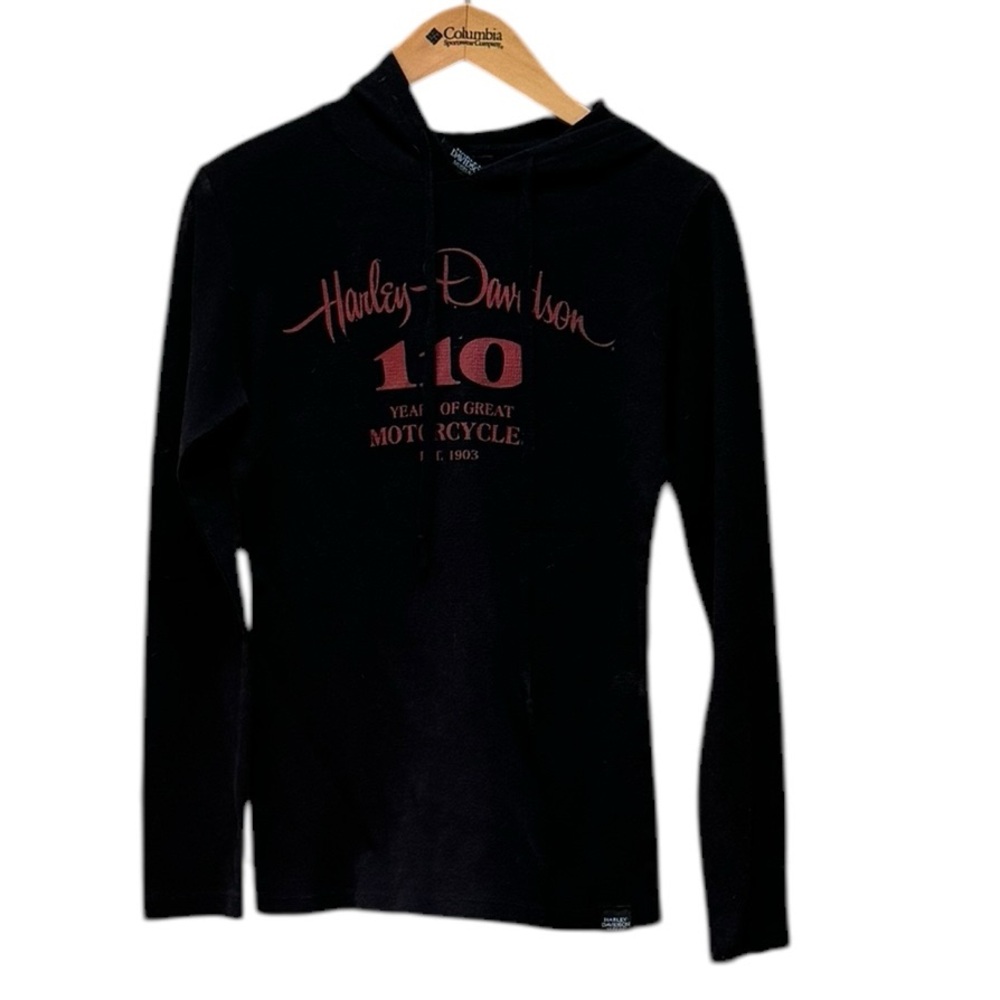 Harley-Davidson‎ 110yrs Waffle Knit Stretchy Hoodie